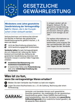 Harmonisierte EU-Mitteilung: Gesetzliche Gewährleistung – mindestens zwei Jahre für Waren, die in der Europäischen Union verkauft werden